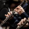 Musicians playing oboe