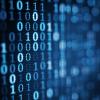 Stock image of binary numbers