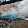 hot spring at Yellowstone National Park