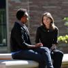 A woman talking with another woman