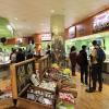 Students line up in Alferd Packer Grill