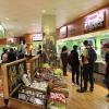 Students line up outside Alferd Packer Grill