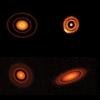Images of "circumstellar" disks circling young stars produced by the Atacama Large Millimeter Array (ALMA)