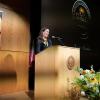 George Norlin Awardee Janine Davidson addresses the audience during the 2023 Alumni Awards 
