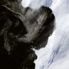 The loss of Antarctic ice as seen in Landsat images.