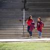 Campus community members in April