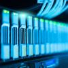 Close-up of a server rack