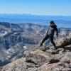 Person standing near edge of cliff - 'Be Boulder' 2018 photo contest winner by Ruiqi Li
