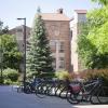 Bike racks on campus