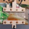 A biodegradable "artificial muscle" made with material stamped with an image of a carrot