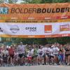 Runners, joggers and walkers bolt from the starting line of the 2009 Memorial Day Bolder Boulder race. (Photo by Casey A. Cass/University of Colorado)