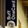 A Buff OneCard office sign
