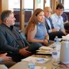 Rep. Yadira Caraveo visits with university leadership at JILA