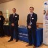 Employers tabling a career fair