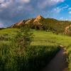 A view of the Flatirons from Chautauqua (Photo by Glenn Asakawa/University of Colorado)