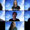 An image of a virtual meeting of the arts and humanities scholars.