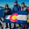 The Colorado Mountain Club, pictured on a summit, is funded in part by CCC donations