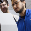 researchers in the lab