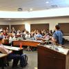Crash Course in Wittemyer Courtroom at Wolf Law