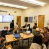campus community members in a workshop