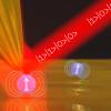 Artist's impression of quantum cooled particles