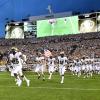 The Buffaloes take the field at the Rocky Mountain Showdown