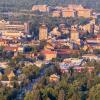 aerial view of CU Boulder