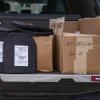 CUPD body gear loaded up in a truck