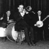 Glenn Miller plays trombone with Holly Moyer's Orchestra at Curran Theater in 1923