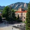 Students walking to class near Hellems Arts and Sciences