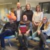 The Deming Center for Entrepreneurship leadership team posing with their GCEC award