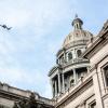 The Colorado capitol building.