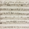 Music score from the opera Dido and Aeneas