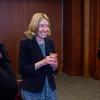 Doris Kearns Goodwin and students