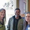 People pose for a photo at the Outstanding Faculty Mentoring Awards ceremony.