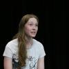 Student performing 'Edges' on stage