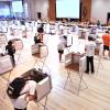campus community members voting in the UMC