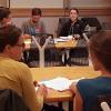 Attendees chat at previous Engaged Scientist session
