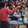 instructor lecturing class