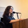 Vice Provost Michele Moses speaks at a Faculty Affairs ceremony