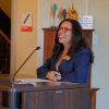Vice Provost Michele Moses addresses attendees at the 2023 Fall Convocation and Awards Ceremony