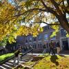 Students on the CU Boulder campus in the fall