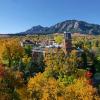 Old Main and fall colors
