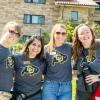 Employees volunteering during Fall Welcome