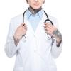 image of tattooed medical professional