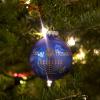 Hanukkah ornament on a Christmas tree