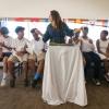 Students prepare for their bar and bat mitzvahs at a camp for Jewish children of color