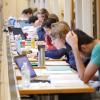 Finals week on the CU Boulder campus