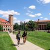 students on campus