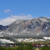 Scenic photo of the Flatirons